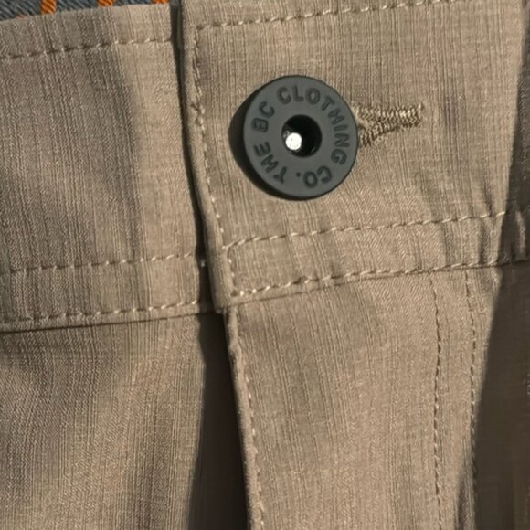 B.C Clothing Shorts 100% Polyester Size 38 - Picture 6 of 7